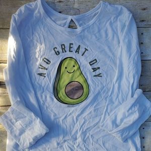 Justice Girls 18/20 long sleeve tee EUC